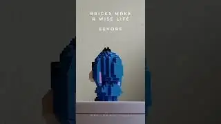 Eeyore Nanoblock 360 Spin 3.0 (Winnie Pooh & Friends) | Bricks Make a Wise Life (M3022) | 180 Pieces