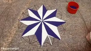 rangoli |diwali special rangoli |3d rangoli |colour kolam |p square rangoli