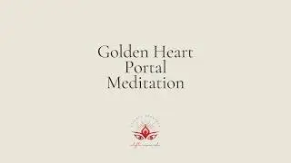 ✨ Golden Heart Portal Meditation ✨ 5 minutes of deep presence + heart activation