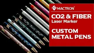 Mactron Laser | Custom Metal Pens Engraving with CO2 Laser VS Fiber Laser