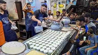 Karachi&rsquo;s CRAZIEST Lassi Spot | 100 Lassi Glasses Made at Once | Ajmeri Lassi Street Food Pakistan