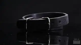 Bela Donaco Classic W 13 Heren armband   sterling zilver   leer 2