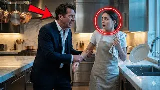 A MILLIONAIRE ran into the kitchen in a panic, grabbed the shocked dishwasher by the hand and ask...