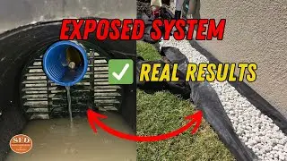 What&rsquo;s Inside an open French Drain System? (Exposed View + Final Result)