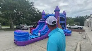 Mini Combo Bounce House Water Slide For Sale