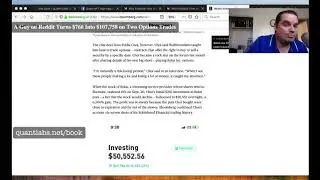 A Guy on Reddit Turns $766 Into $107,758 on Two Options Trades