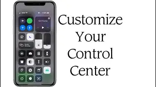 How To Customize Control Center On iPhone #Shorts