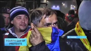 Fourth Day of Protests: Romanian protesters call for an end to corruption in the country