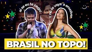 As músicas BRASILEIRAS que mais BOMBARAM na gringa