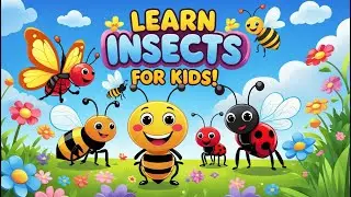 Meet the Insects! Learn English with Cute Bugs for Children