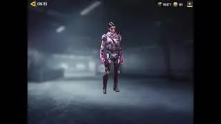Scylla in pink hearted uniform soldier | Anime super crate | Call of duty mobile