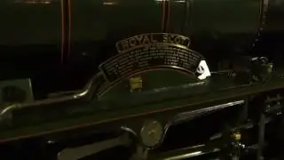 Steam Engine sounds of the  Flying Scot parked in Waverly