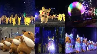 【Pokémon costume】Pikachu Dance Song March and Eevee's Parade！ Pikachu Outbreak in Yokohama, Japan