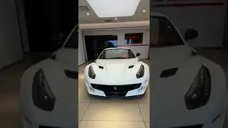The 1 of 799 Limited Edition Ferrari F12tdf in Bianco Avus over Rosso🔥🔥🔥