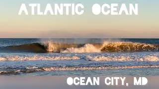 Atlantic.Ocean city, MD. USA in November 2021