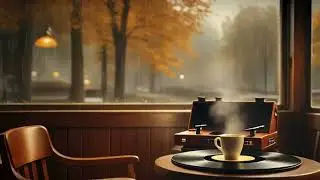 Vintage Jazz Caf&eacute; Rain | Cozy Autumn