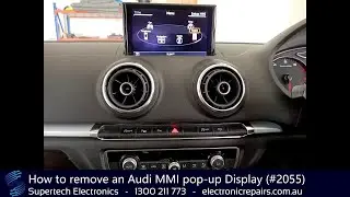 Как снять всплывающий дисплей MMI Audi A3 (#2055)