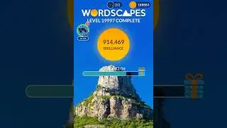 Wordscapes 20000 levels completed