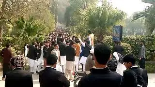 student protest in islamia college