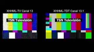 XHHML-TV y TDT canal 13 comparadas durante el apagon analogico del 20 de junio 2022