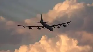 USAF Boeing B52H Stratofortress Fly Pass Avalon Airshow 2019