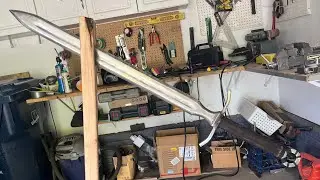 Making a longsword out of flat bar steel!