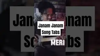 Guitar Tabs | Janam Janam | Dilwale | Sharukh Khan | Kajol # bollywood #music #arijitsingh #live