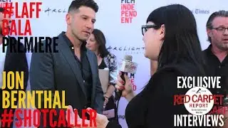 Jon Bernthal interviewed at #LAFF *Gala Premiere* of Shot Caller #ShotCaller