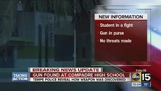 Gun found at Compadre High School in Tempe