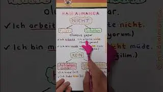 1 DK NICHT ile KEIN Farkı | Hadi Almanca