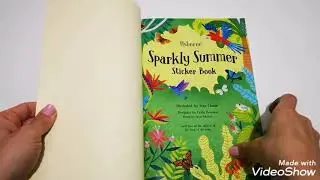 Sparkly Summer Sticker Book Usborne