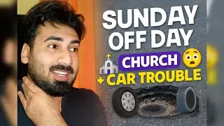 Sunday Off Day | Church ⛪️ Visit & Unexpected Car Trouble 😮 | Family Vlog