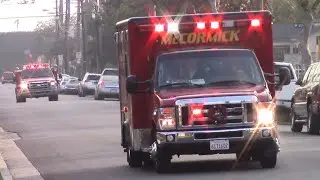 (eQ2B Brake) LACo.FD Squad 161 & McCormick Amb.