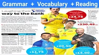 Daily News Paper Reading 20 Dec 2023 || English Reading || Grammar|| Vocabulary || English Class