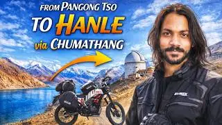 Day 8: Pangong to Hanle via Chumathang | Most Peaceful Road in Ladakh | Solo Ride | Ladakh Vlog