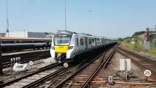 Few trains at Brighton Station