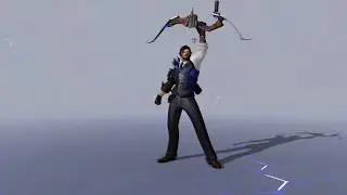 Hanzo's Salute Victory Pose with All Legendary & Epic Skins (PS4)