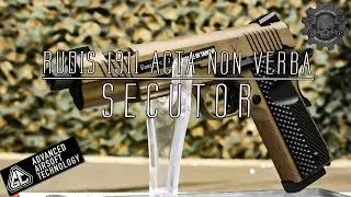 UNBOXING REVIEW RECENSIONE LA PISTOLA PERFETTA SECUTOR RUDIS 1911 CO2 GREENGAS  SOFTAIR ITALIA
