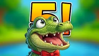 Five Little Crocos 🐊  Learn to Count 1-5  Fun Nursery Rhyme  CrococDoo