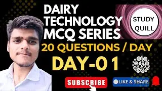 MCQ DAIRY TECHNOLOGY ICAR-PG JRF/SRF MARKET MILK DAIRY SCIENCE B.TECH DAIRY TECH CSA