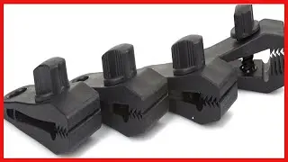Heavy Duty Tarp Clips With Locking Clamp for Secure Covers and Canopies