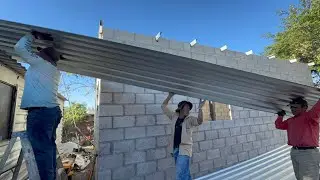 🔵Día 21✅️colocación de techo en la NUEVA CASA de William y familia/💲Donación CASA #55 El Salvador 🇸🇻