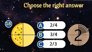 Grade 1 | Fraction Challenge 🌓 | 20 Fun & Easy Math Quiz for Kids| Educational Video