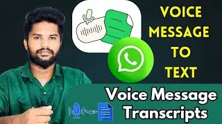 Voice Message Transcripts in WhatsApp Tamil | WhatsApp Voice Message to Text | Voice translator