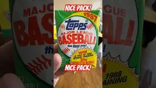 1987 Topps Baseball cards vintage / old wax pack opening rip