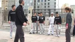 'Parkour' puts bounce into Beijing cityscape