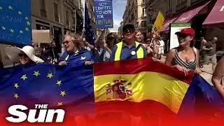 Brit expats in Malaga hold anti-Brexit protest saying 'UK has forgotten us'