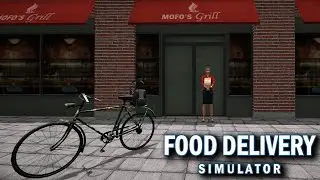 Устроился курьером - Food Delivery Simulator #первыйвзгляд
