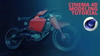 CINEMA 4D TUTORIAL | MOTOBIKE MODELING TUTORIAL PART 5