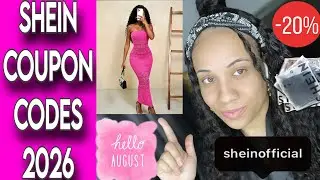 SHEIN COUPON CODES 2026 | 20% OFF DISCOUNT CODES | AUGUST CODES ARE NEW AND READY FOR YOU TO SAVE ‼️